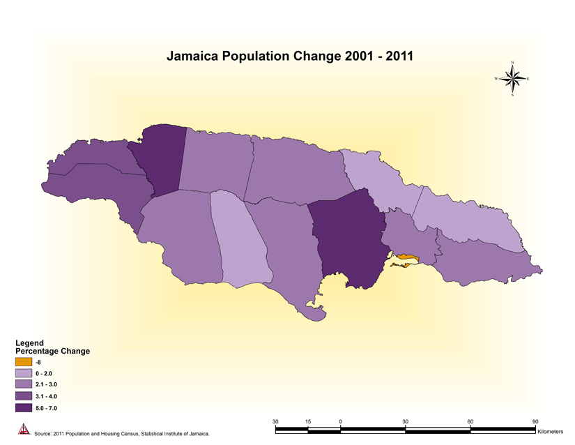 Country Of Jamaic Socio Demographic